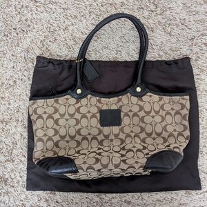 Vintage Coach Jacquard Bag